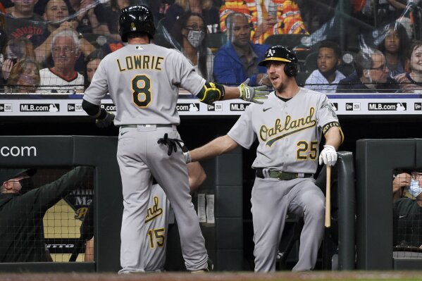 Matt Olson's 3-run blast lifts Athletics to 6-2 win over Astros