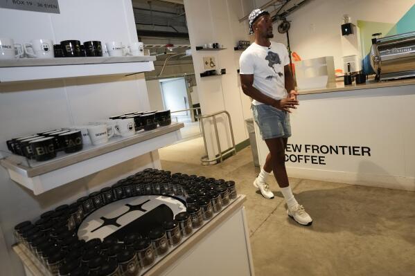 Heat's Butler selling coffee at Miami Open