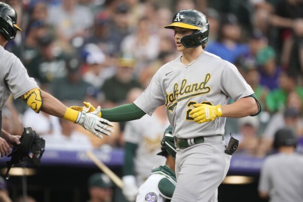 Ryan Noda, JJ Bleday homer in 2nd, A's beat Red Sox 3-0 to end 8