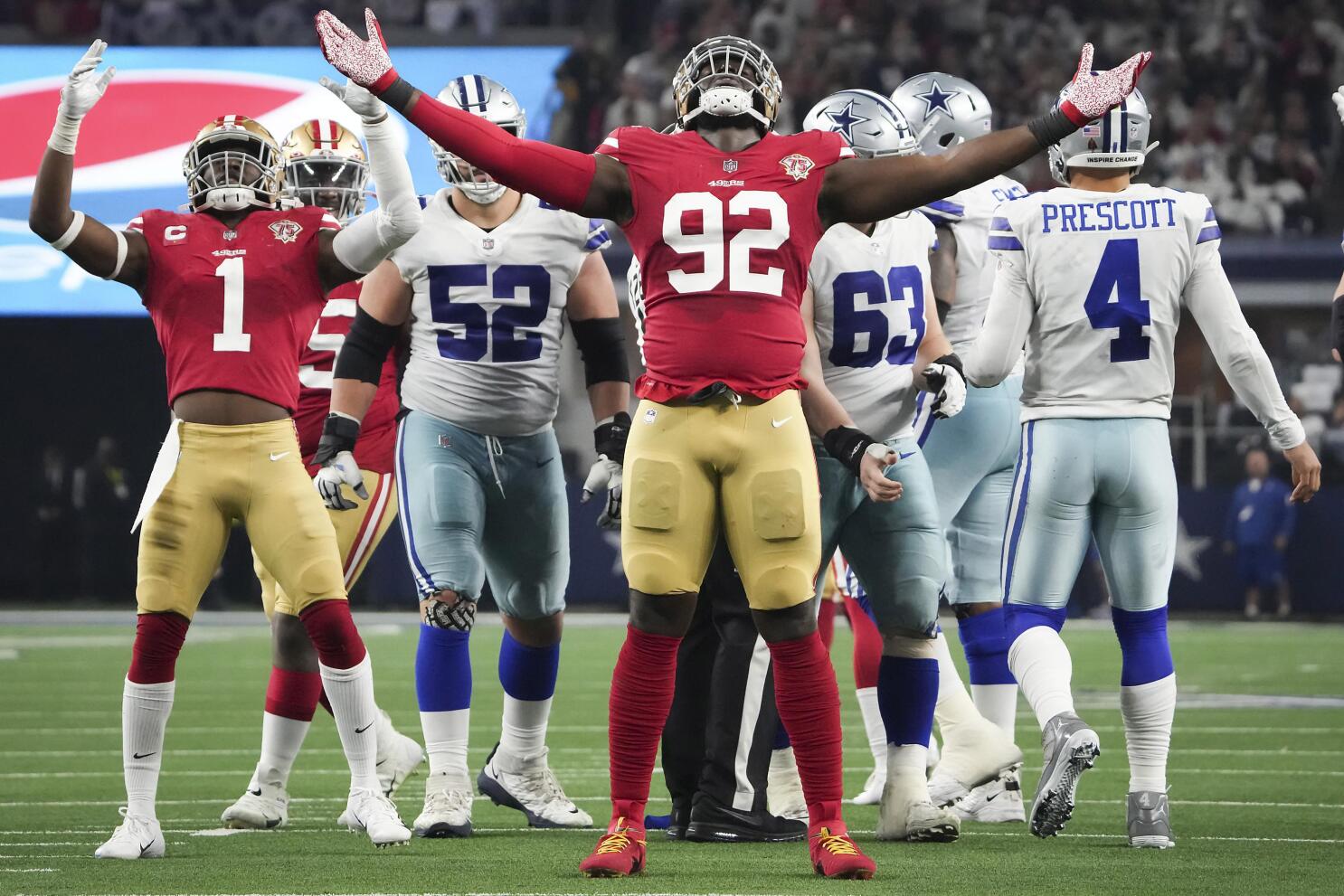 49ers survive once again to advance in playoffs to Green Bay