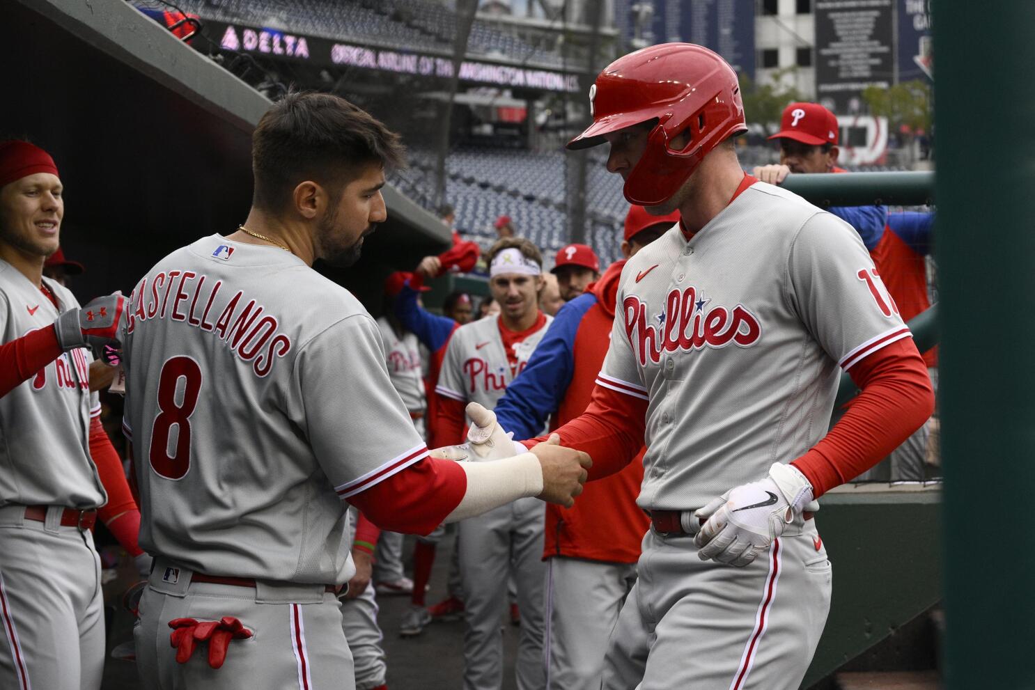 Phillies hit 4 homers in 13-1 win, finish sweep of Nationals - WTOP News