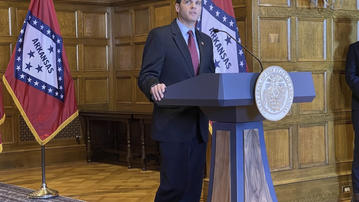 Arkansas governor appoints 2 justices to Supreme Court, and new secretary of state