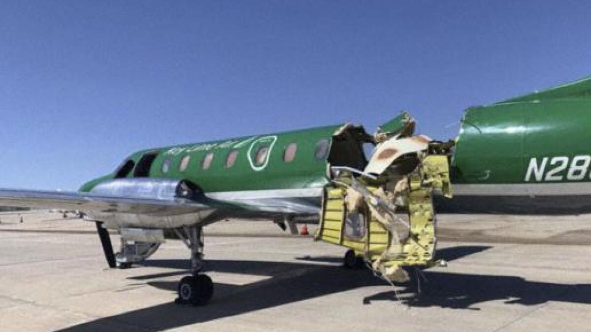 Amazing': Pilots, passenger uninjured after midair crash