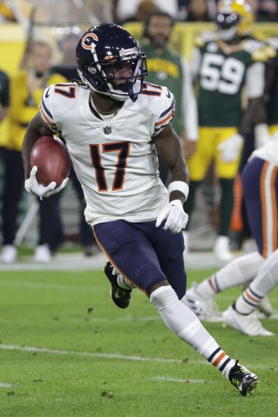 Chicago Bears wide receiver Ihmir Smith-Marsette (17) in action