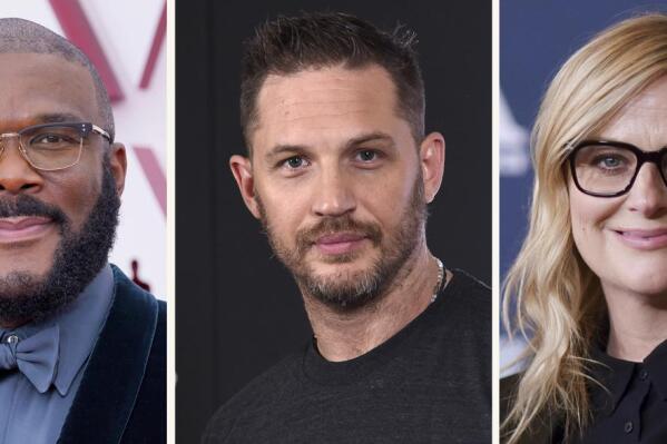 This combination photo of celebrities with birthdays from Sept. 12-18 shows Jennifer Hudson, from left, Jean Smart, Tyler Perry, Tom Hardy, Amy Poehler, Elvira Mistress of the Dark and Jada Pinkett Smith. (AP Photo)