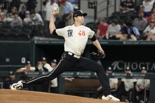 Jacob deGrom introduced by Rangers