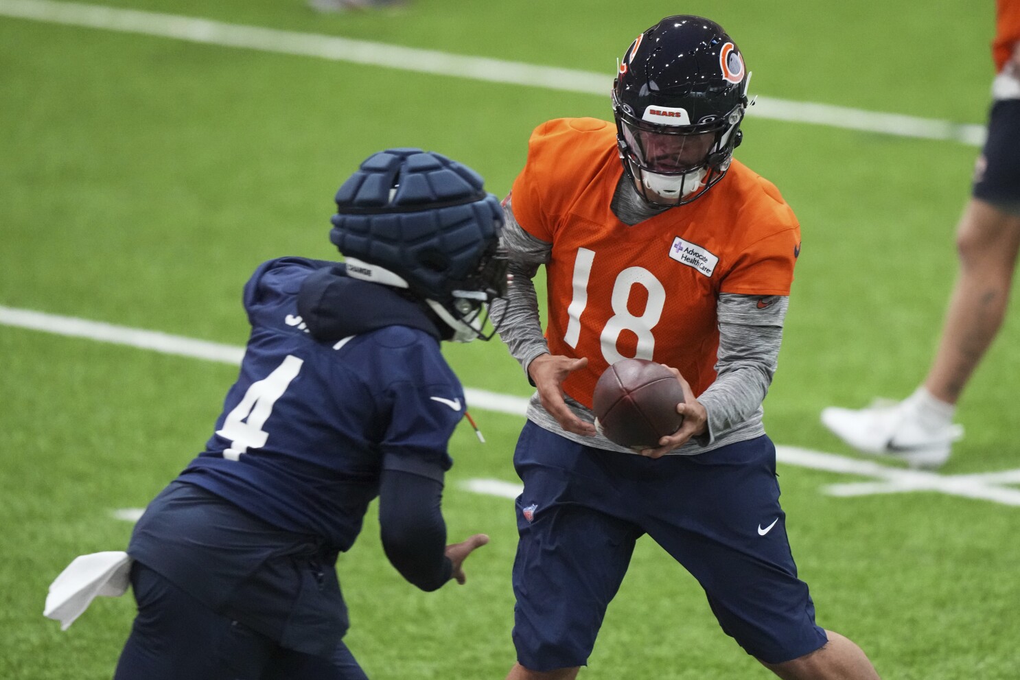 Bears coach praises Caleb Williams while QB stays quiet in wake of book excerpt