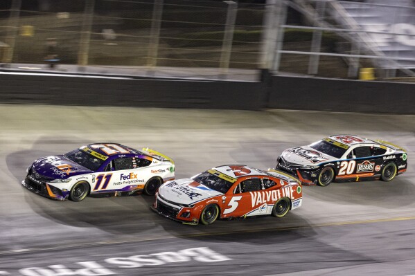 Denny Hamlin dominates Bristol Night Race and advances to the Round of 12 -  Jayski's NASCAR Silly Season Site