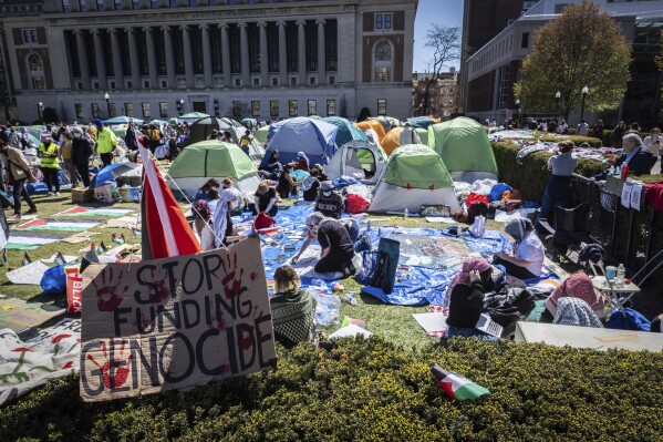 How Columbia's protest of the Israel-Hamas war spurred a national movement  | AP News