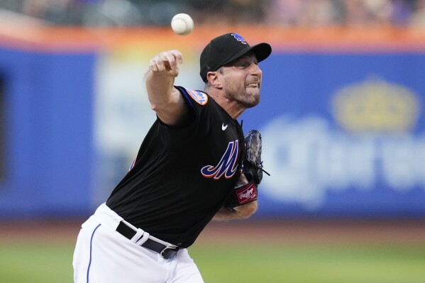 Max Scherzer New York Mets Jersey Black