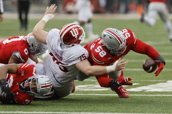 No. 10 Indiana tries to rebound from 1st loss and take shot at Big Ten title game by beating Purdue