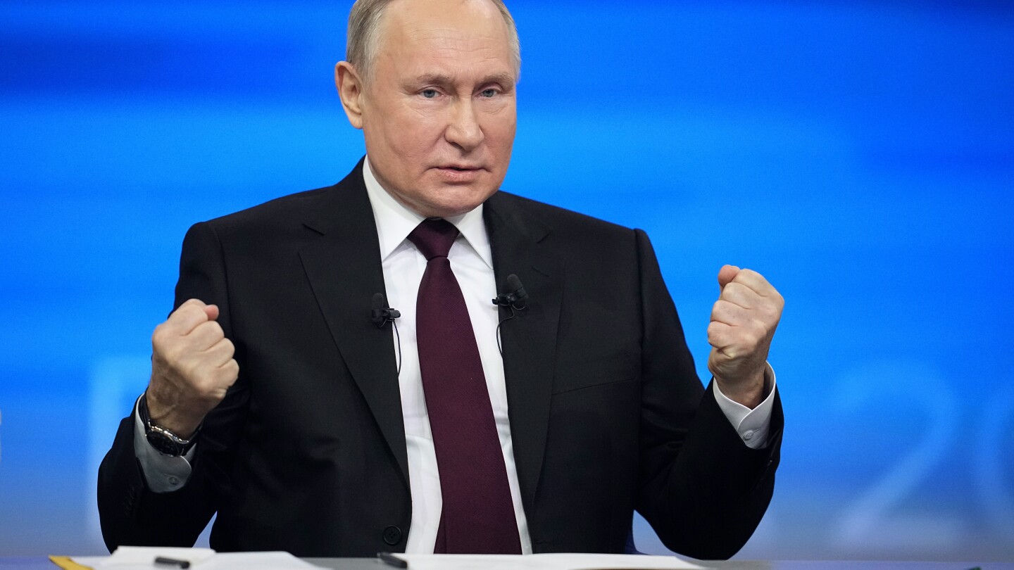 Putin says there will be no peace in Ukraine until Russia achieves its goals