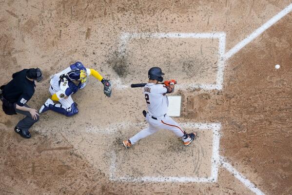 Jesse Winker's two-run home run, 03/28/2023