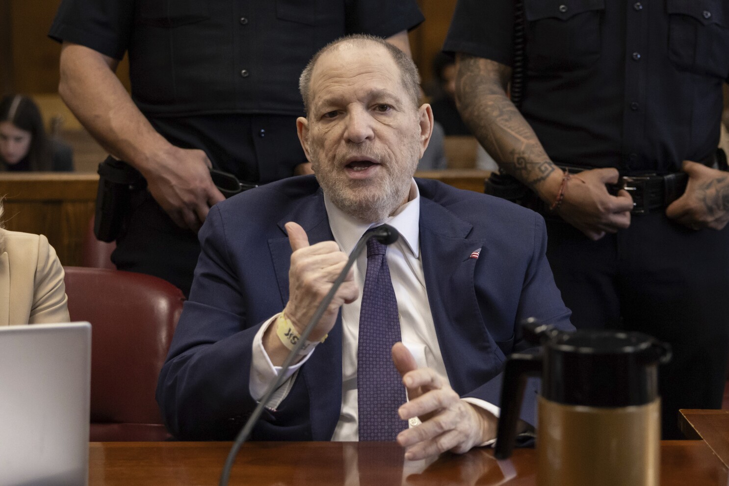 Ex-model takes the stand in Harvey Weinstein's retrial