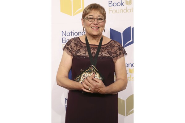 FILE - Toi Derricotte attends the 70th National Book Awards ceremony and benefit dinner at Cipriani Wall Street on Nov. 20, 2019, in New York. Derricotte and Cornelius Eady are among this year's winners of awards from the Poetry Foundation. Derricotte and Eady won its inaugural Pegasus Award for Service in Poetry, a $25,000 honor. They were cited for their leadership of Cave Canem, an organization which supports Black poets through wide range of programs. (Photo by Greg Allen/Invision/AP, File)