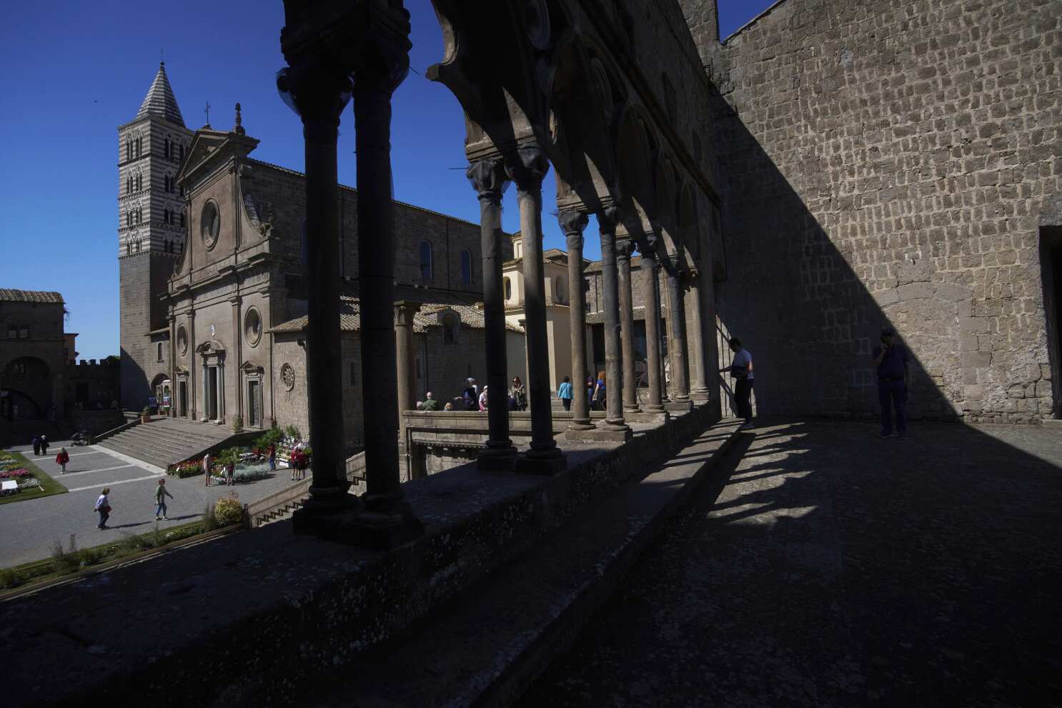 A roofless palace in Italy's Viterbo hosted the first and longest conclave