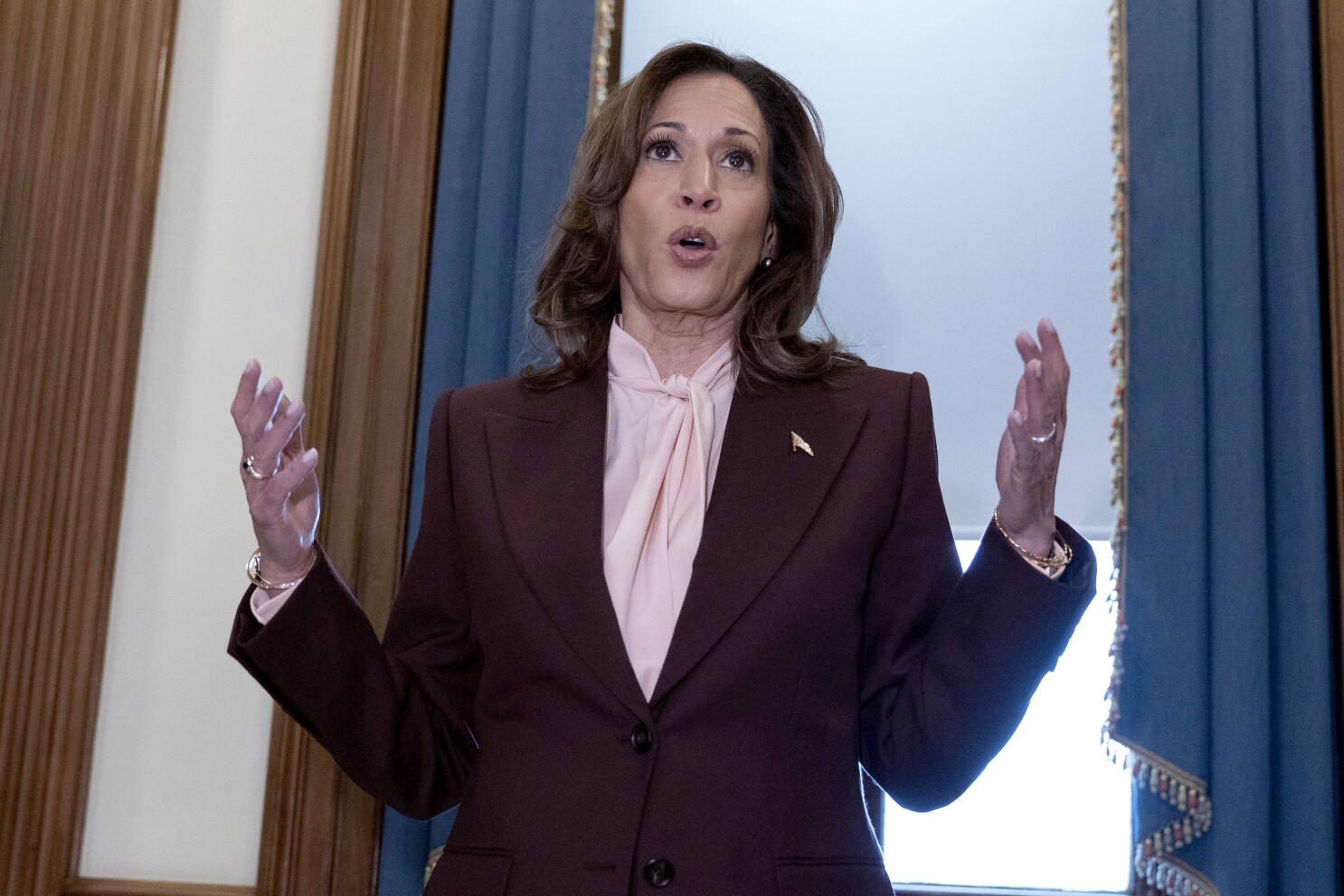 CBS '60 Minutes' releases unedited transcripts of Kamala Harris interview |  AP News
