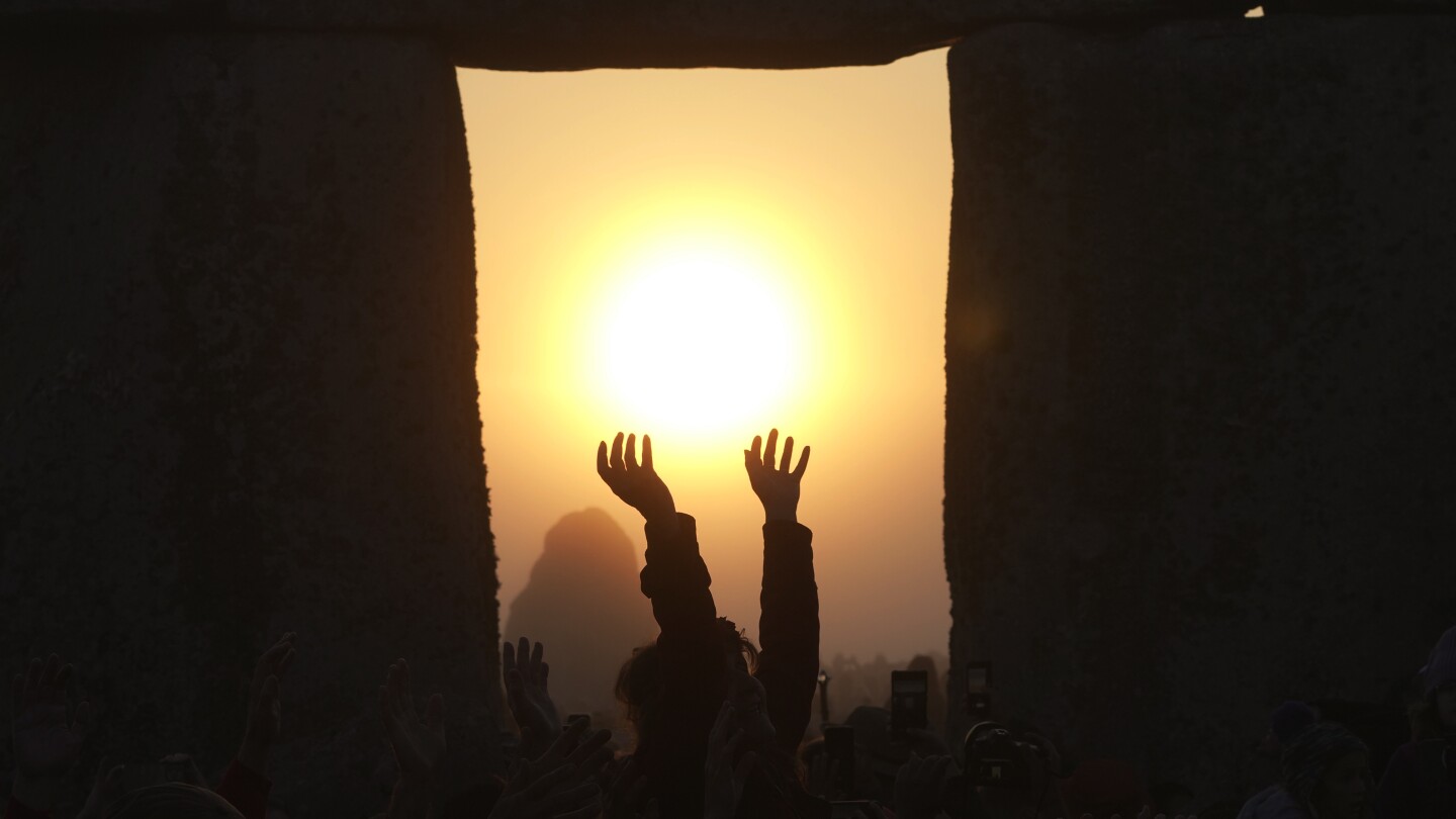 Stonehenge now not visibly broken through protest paint. It is blank and able to rock the solstice