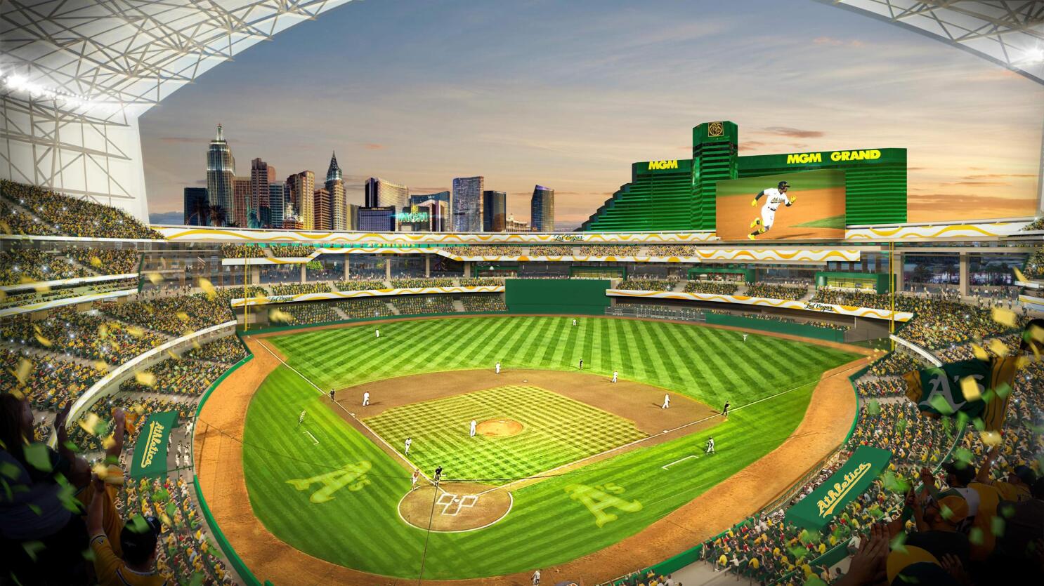 Oakland Athletics sign binding agreement to purchase Las Vegas