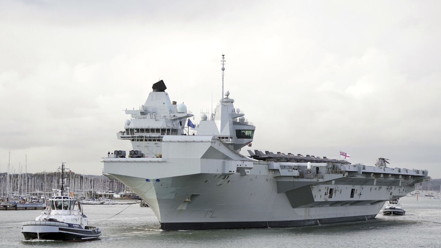 British aircraft carrier sidelined from NATO exercise due to malfunction