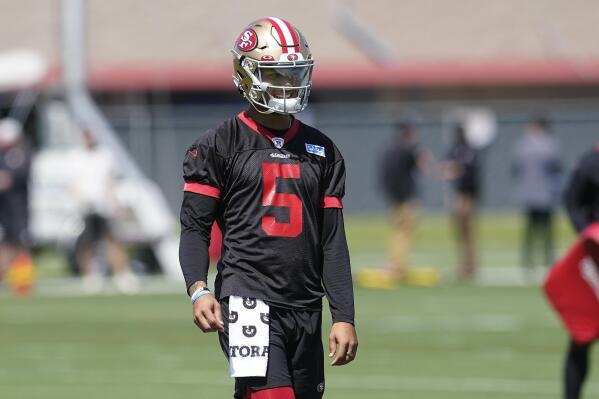 49ers rookie QB Trey Lance's injured finger healing