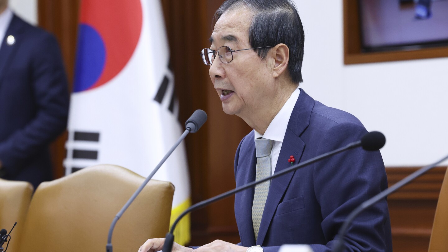 South Korea’s acting leader vetoes opposition-sponsored bills, deepening political strife