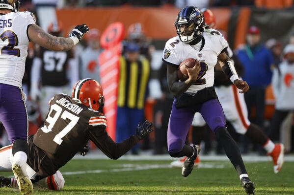 NFL 2021 Season - Week 12 - Cleveland Browns vs Baltimore Ravens