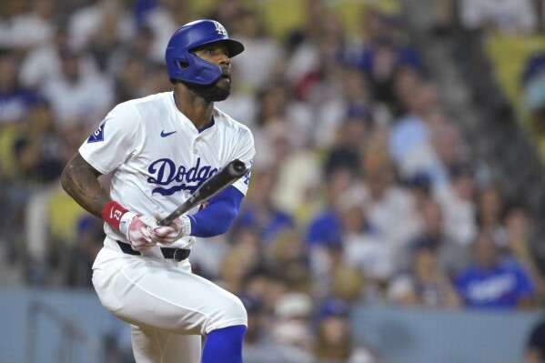 Dodgers designate 15-year veteran Jason Heyward for assignment, activate  Chris Taylor from IL | AP News