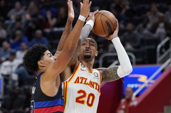 Pistons whimper late, lose to Hawks 130-105 - Woodward Sports Network
