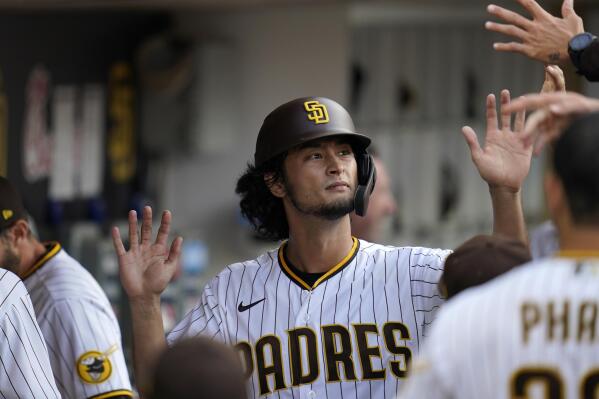 Shohei Darvish Pitching with SD staff and his Padre : r/Padres