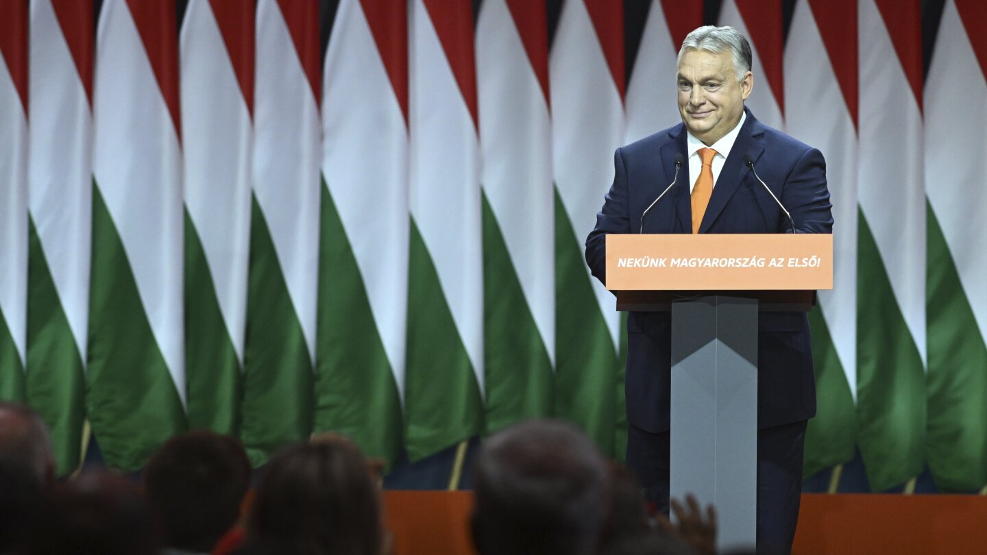 Hungaryapos;s Orban demands Ukraineapos;s EU membership be taken off the agenda at a blo