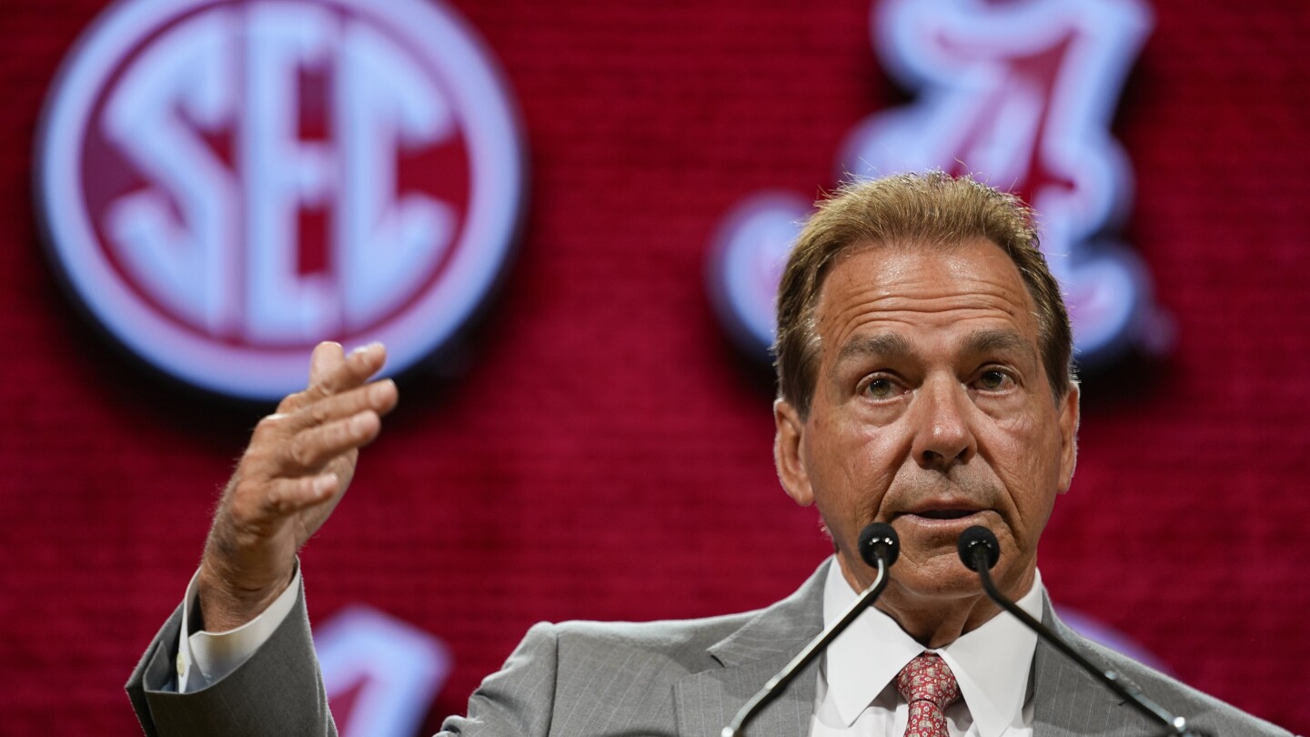 The sports world is reacting to Nick Saban announcing his retirement as Alabama's coach