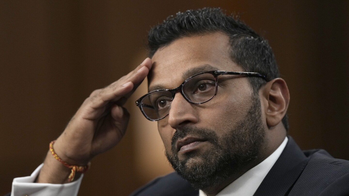 Senator seeks watchdog inquiry into Kash Patel, alleges behind-the-scenes role in purge at FBI