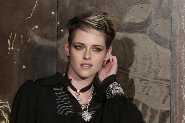 FILE  - Actress Kristen Stewart poses during a photocall before the presentation of Chanel's Metiers d'Art collection, on Dec. 4, 2019, at the Grand Palais in Paris. The Venice Film Festival has unveiled a starry lineup of world premieres for its 78th edition kicking off on Sept. 1, 2021, including Pablo Larrain’s “Spencer,” starring Stewart as Princess Diana.  (AP Photo/Thibault Camus, File)