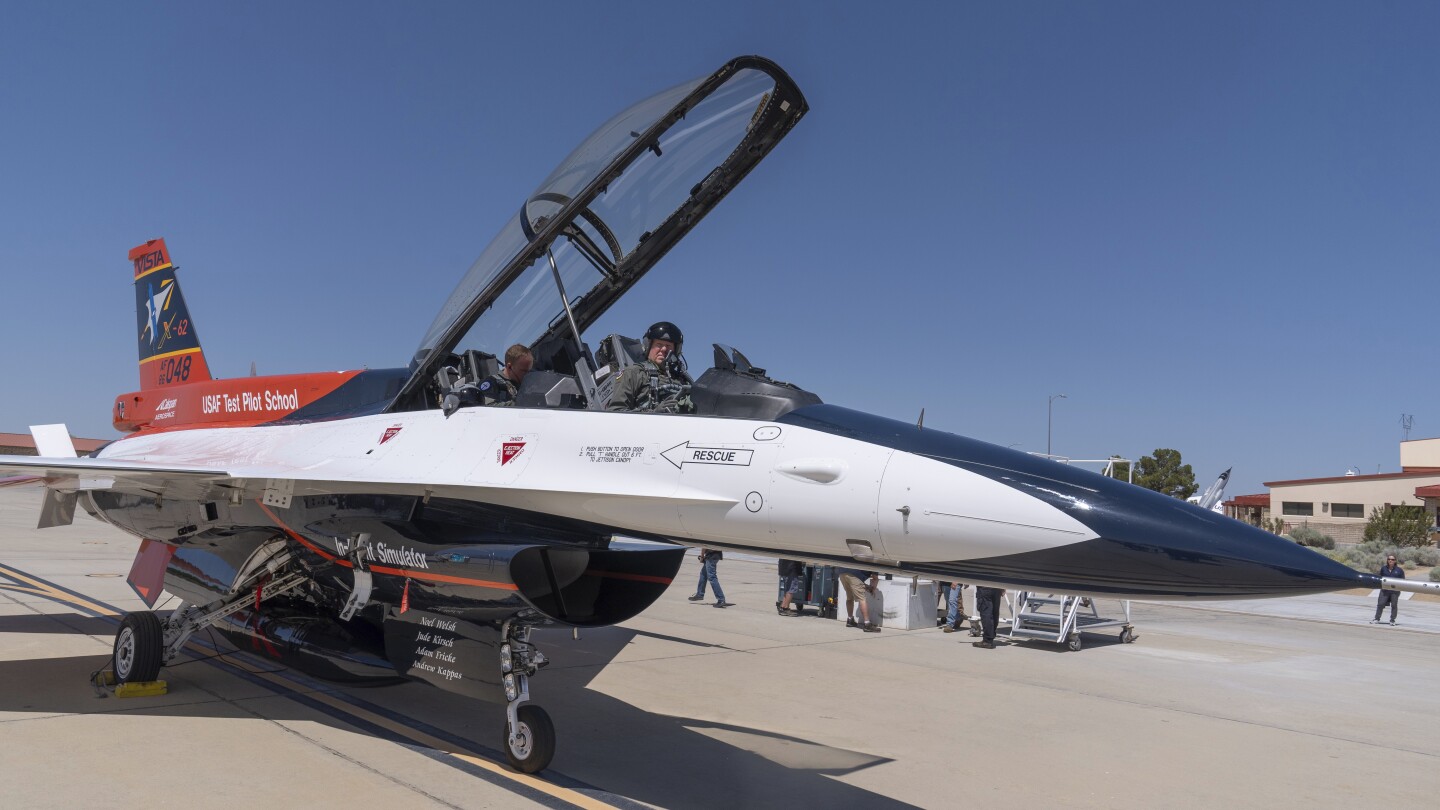 AI-powered fighter jet takes Air Force leader for a historic ride