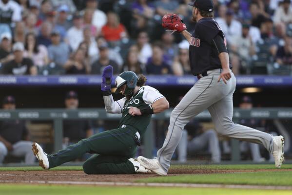 Steven Kwan diving catch robs Rockies