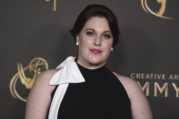 Allison Tolman attends night two of the Creative Arts Emmy Awards on Sunday, Sept. 8, 2024, in Los Angeles. (Photo by Richard Shotwell/Invision/AP)