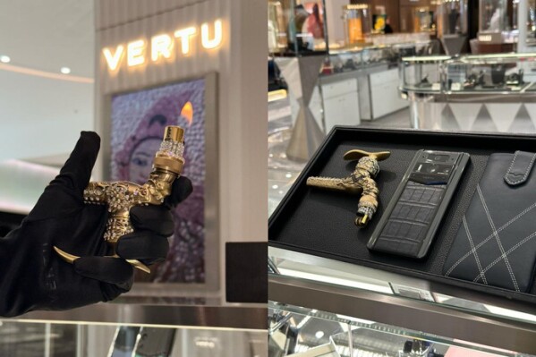 Luxury Brands Launch " Bizarre Luxury Offerings": VERTU Unveils "24K Gold-Plated Diamond Faucet Lighter"