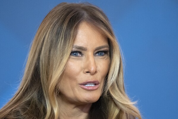 Melania Trump says courage is 'based in love' as she honors women from  around the world for bravery | AP News