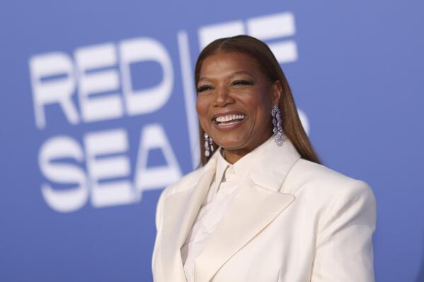 Queen Latifah poses for photographers upon arrival at the amfAR Cinema Against AIDS benefit at the Hotel du Cap-Eden-Roc, during the 76th Cannes international film festival, Cap d'Antibes, southern France, Thursday, May 25, 2023. (Photo by Vianney Le Caer/Invision/AP)