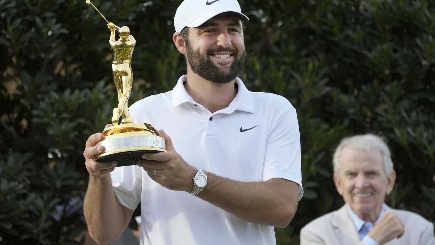 Scottie Scheffler wins back-to-back Players Championship titles in a thrilling finish at TPC Sawgrass