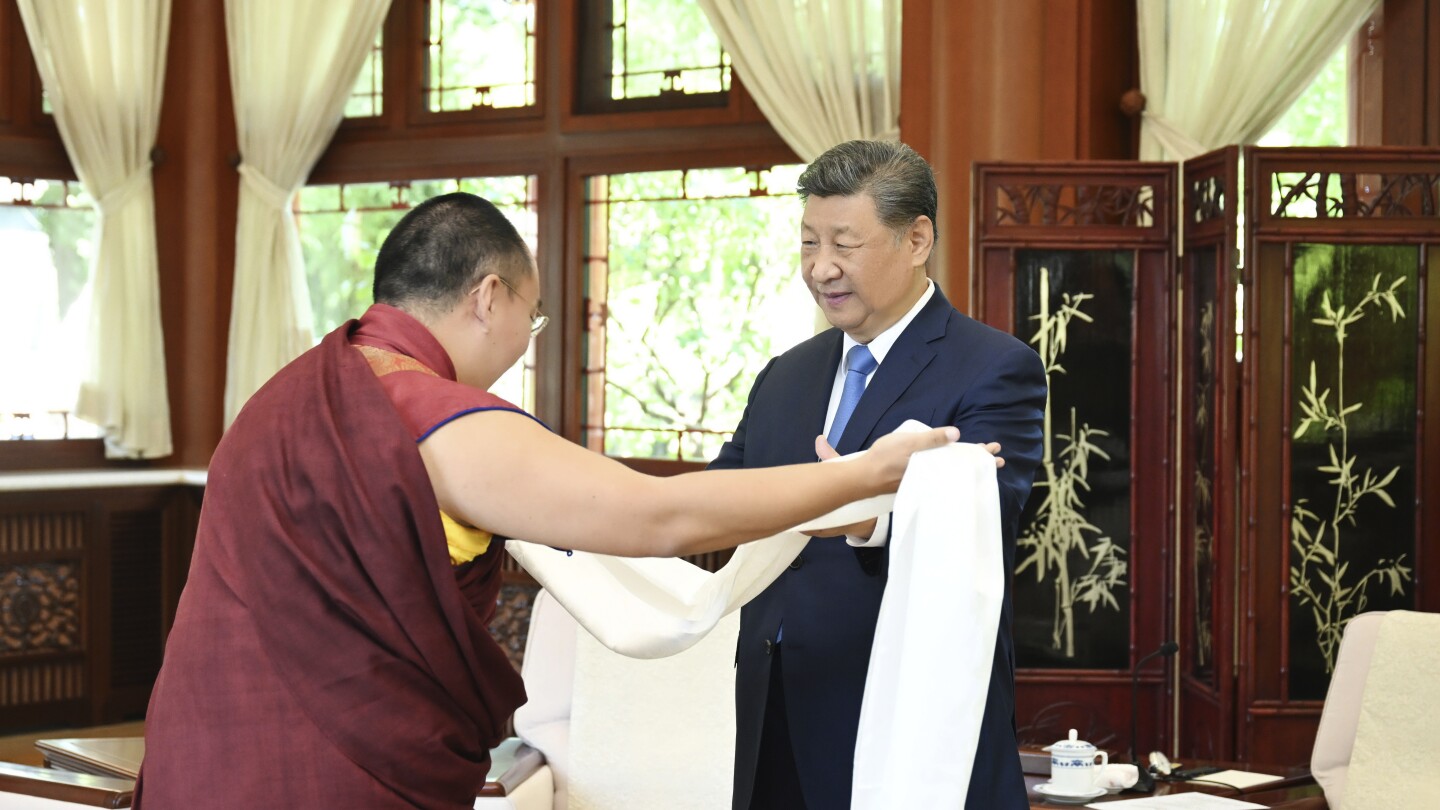 China's Panchen Lama pledges loyalty to the Communist Party in a meeting with Xi