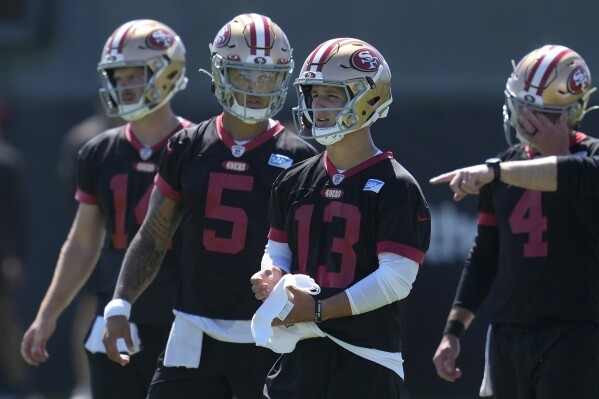 49ers QB Brock Purdy returns to practice for the first time since elbow  surgery