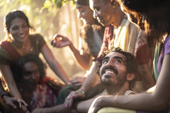 This image released by Universal Pictures shows Dev Patel in a scene from the film "Monkey Man." (Akhirwan Nurhaidir/Universal Pictures via AP)