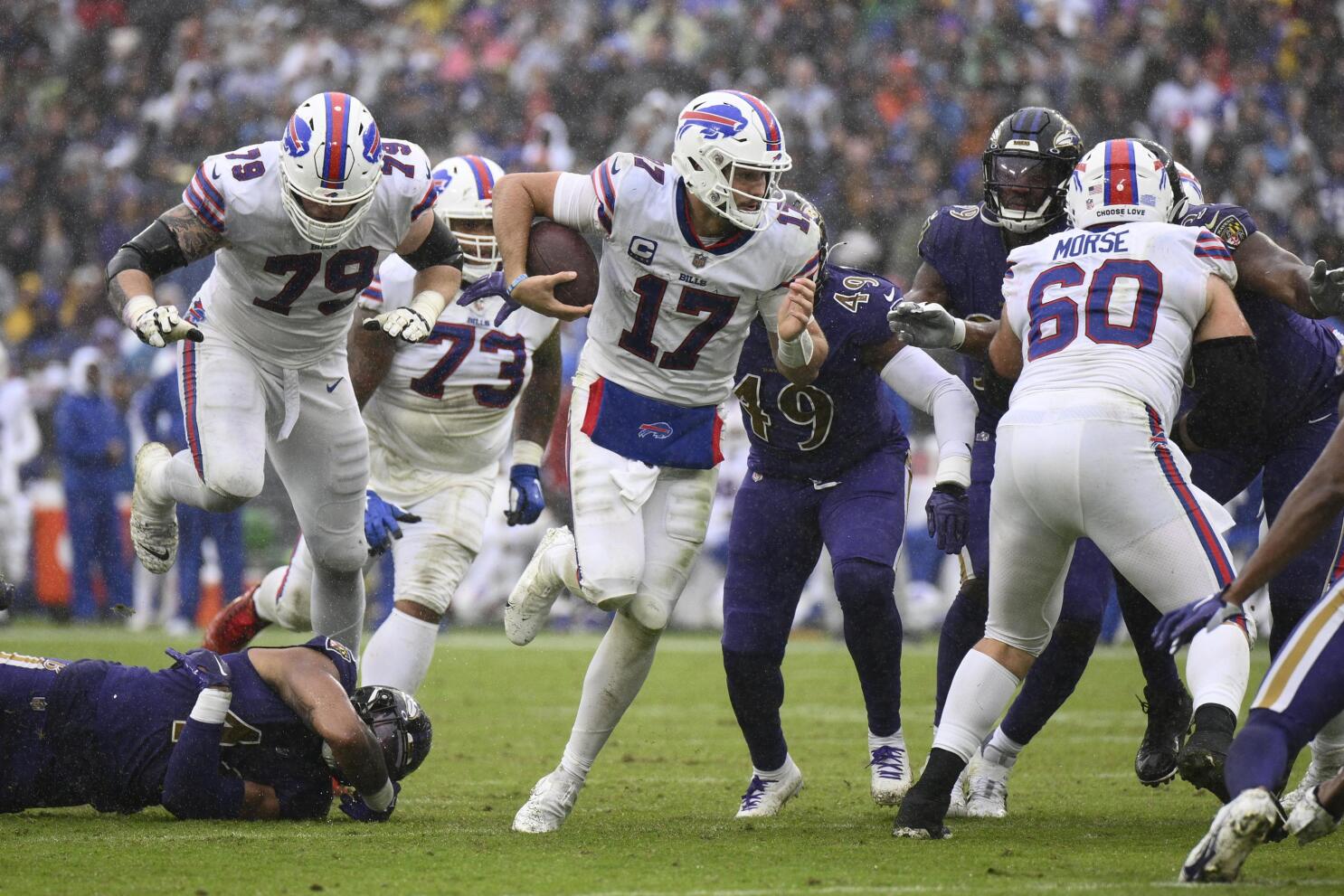 Allen rallies Bills to win after Ravens' 4th-down try fails