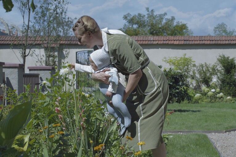 This image released by A24 shows Sandra Hüller in a scene from 