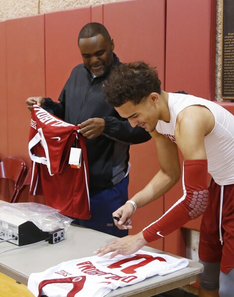 Trae Young Had a Touching Moment With His Dad on Father's Day