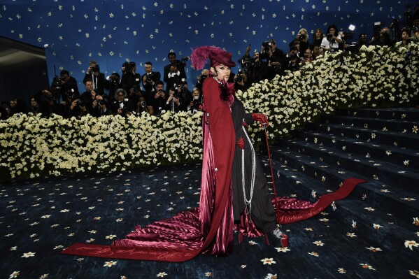 Teyana Taylor attends The Metropolitan Museum of Art's Costume Institute benefit gala celebrating the opening of the "Superfine: Tailoring Black Style" exhibition on Monday, May 5, 2025, in New York. (Photo by Evan Agostini/Invision/AP)