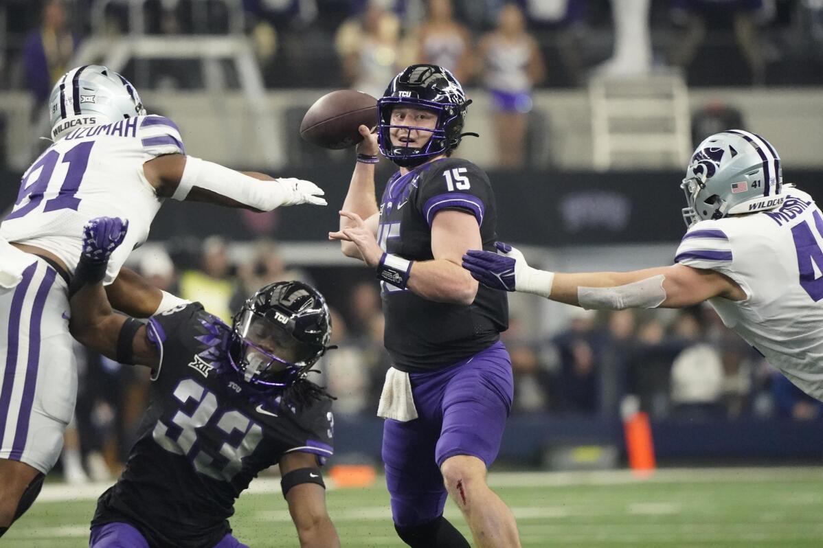 TCU QB Max Duggan heading to NFL draft after playoff AP News