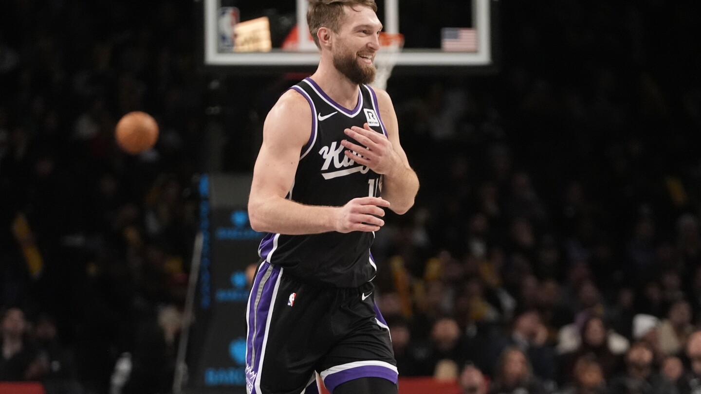 Sabonis grabs 22 rebounds in another triple-double as Kings beat Nets ...